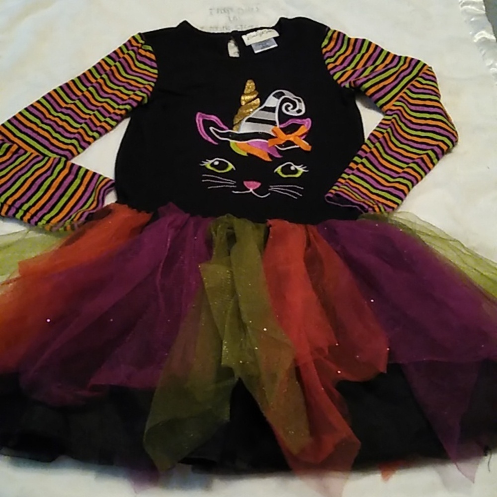 🐈‍⬛ Halloween Tule Top Girls Size 8